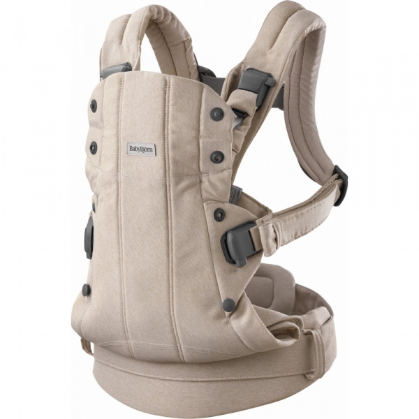 Porte bébé harmony mesh 3d argent Babybjorn