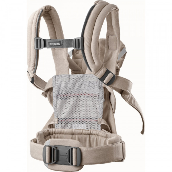Porte bébé harmony mesh 3d argent Babybjorn