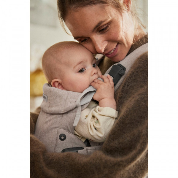 Porte bébé harmony mesh 3d argent Babybjorn