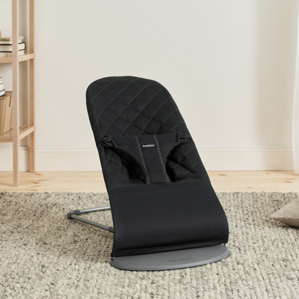 Transat bébé bliss coton matelassé pétale bleu Babybjorn