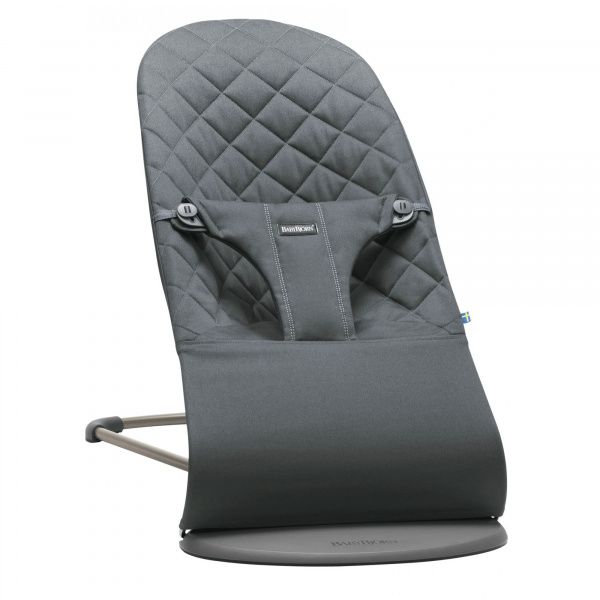 Transat bébé bliss coton matelassé classique anthracite Babybjorn