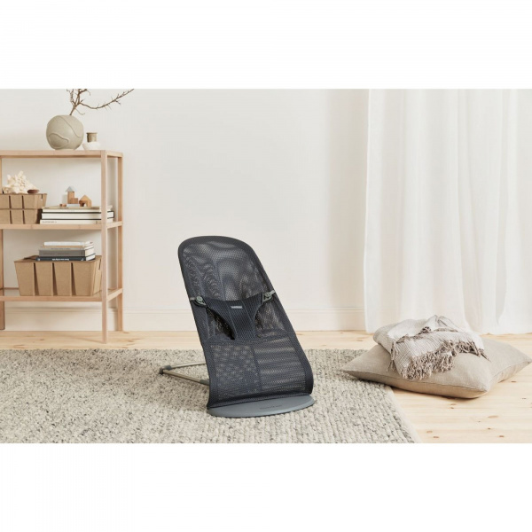 Transat bébé bliss mesh anthracite Babybjorn