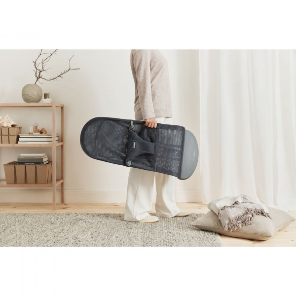 Transat bébé bliss mesh anthracite Babybjorn