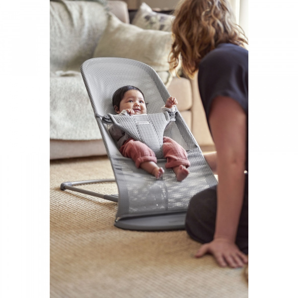 Transat bébé bliss mesh gris Babybjorn