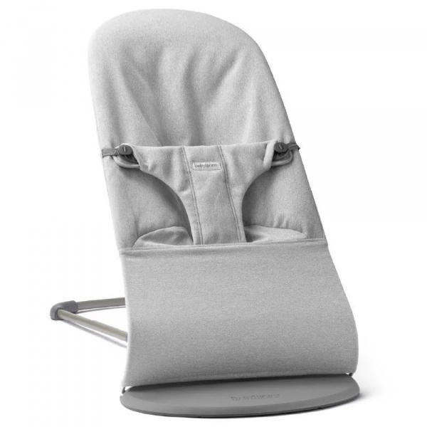 Transat bébé bliss coton gris clair Babybjorn