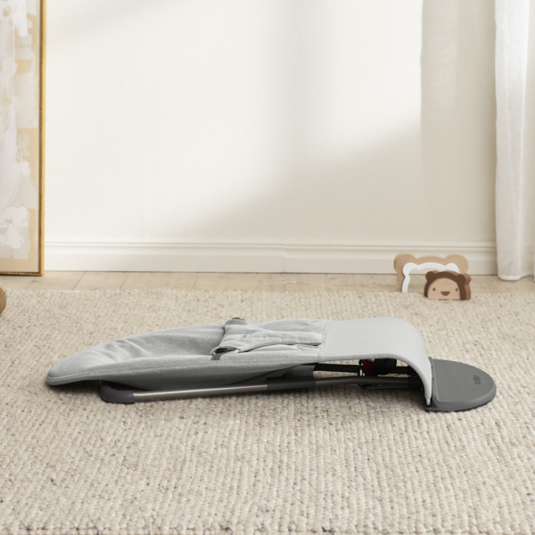 Transat bébé bliss coton matelassé pétale bleu Babybjorn