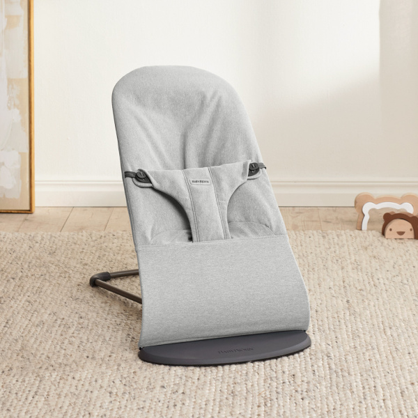 Transat bébé bliss coton matelassé pétale bleu Babybjorn