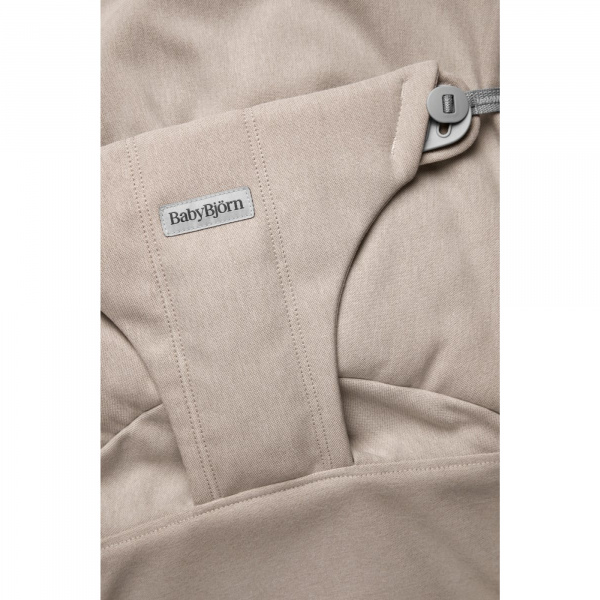 Transat bébé bliss mélange tissé chiné beige clair Babybjorn