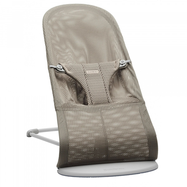 Transat bébé bliss mesh gris-beige Babybjorn