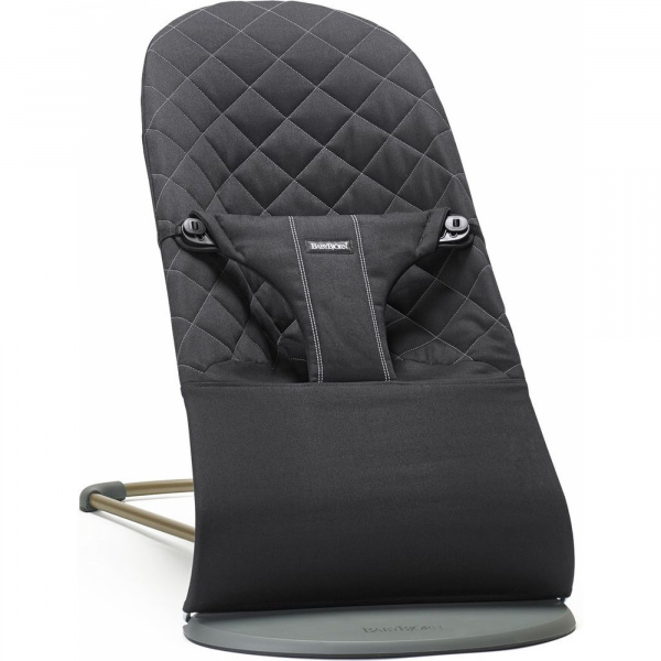 Pack transat bliss tissé matelassage pétale gris sable avec arche de jeux yeux espiègles Babybjorn