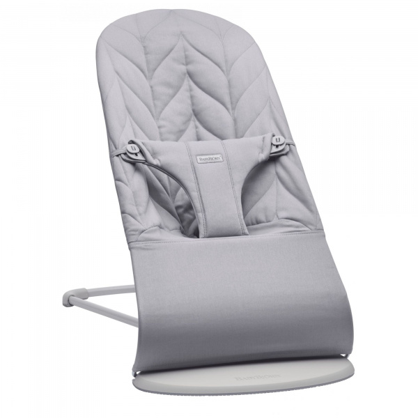 Transat bébé bliss coton gris clair Babybjorn
