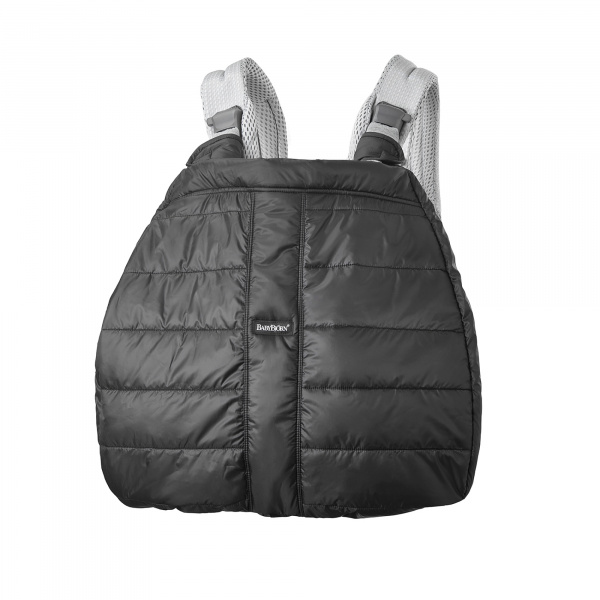 Cape d'hiver pour porte-bébé noir Babybjorn