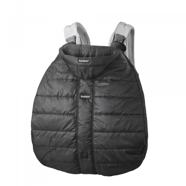 Cape d'hiver pour porte-bébé noir Babybjorn