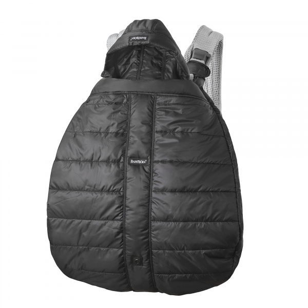 Cape d'hiver pour porte-bébé noir Babybjorn