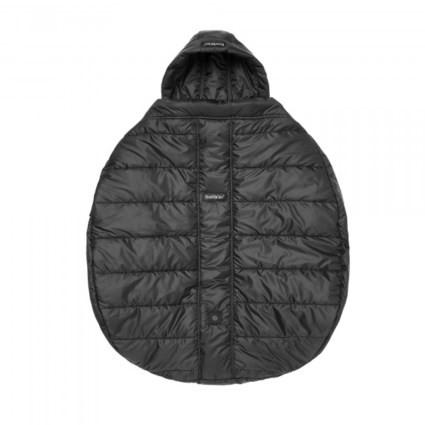 Cape d'hiver pour porte-bébé noir Babybjorn