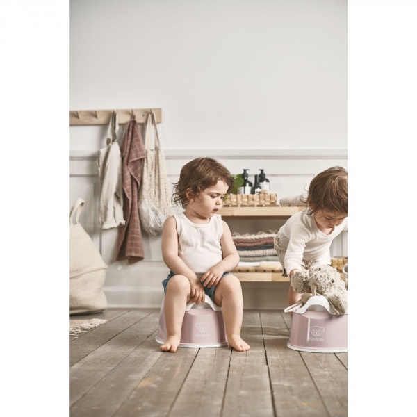 Pot smart rose pastel et blanc Babybjorn
