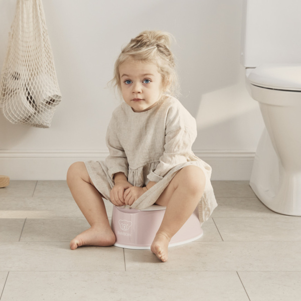 Pot smart rose pastel et blanc Babybjorn