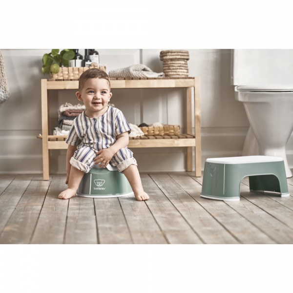 Pot smart vert profond et blanc Babybjorn