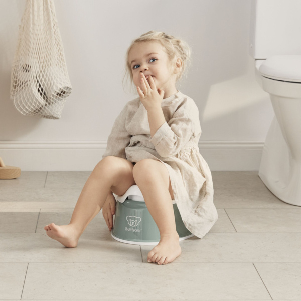 Pot smart vert profond et blanc Babybjorn
