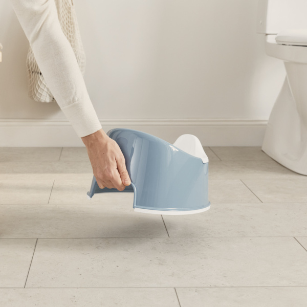 Pot smart bleu profond et blanc Babybjorn