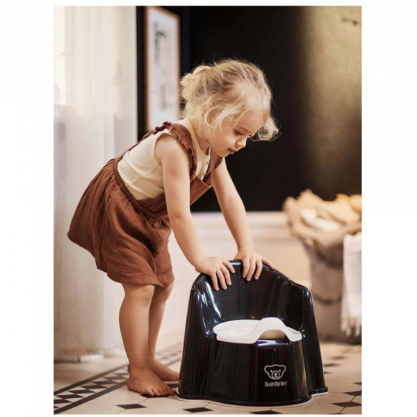 Pot fauteuil noir Babybjorn