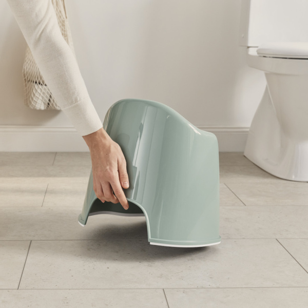 Pot fauteuil vert profond et blanc Babybjorn