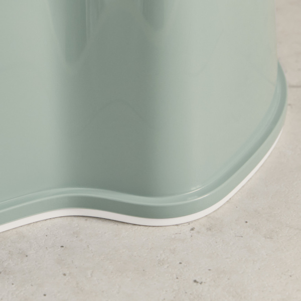 Pot fauteuil vert profond et blanc Babybjorn