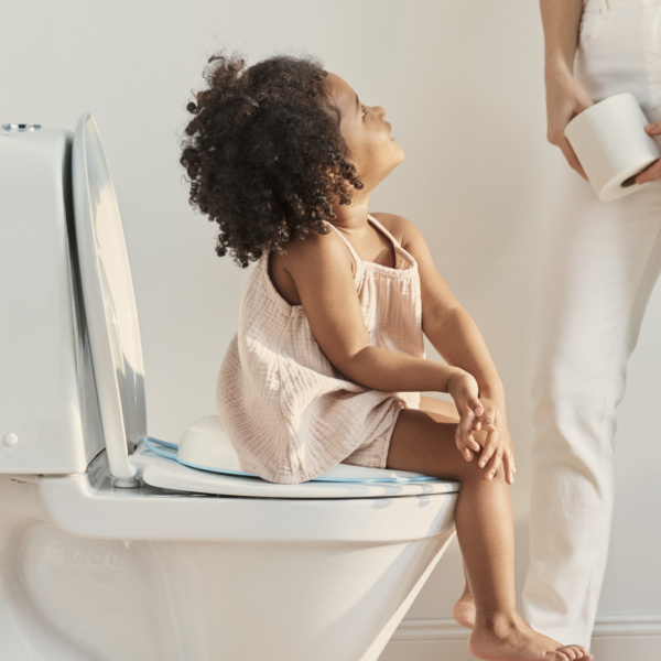 Réducteur de toilette blanc et turquoise Babybjorn