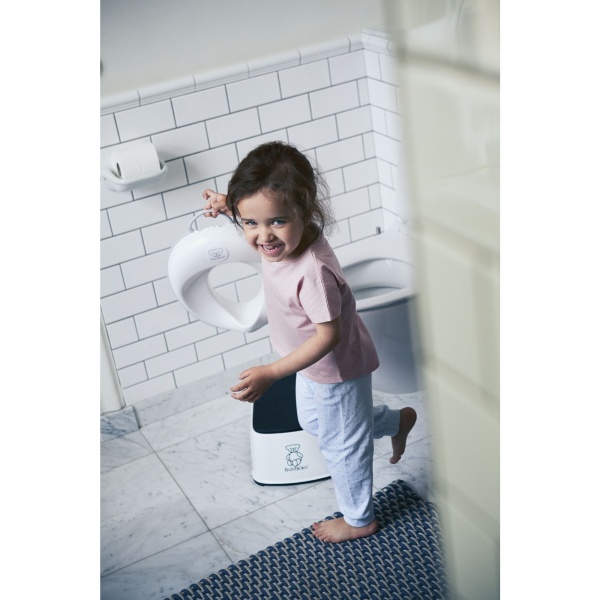 Réducteur de toilette blanc et gris Babybjorn
