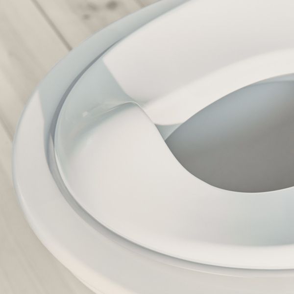Réducteur de toilette blanc et gris Babybjorn