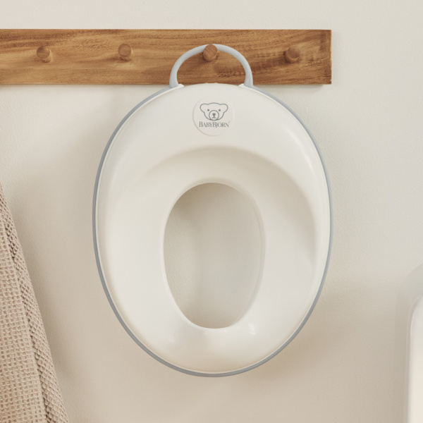 Réducteur de toilette blanc et gris Babybjorn
