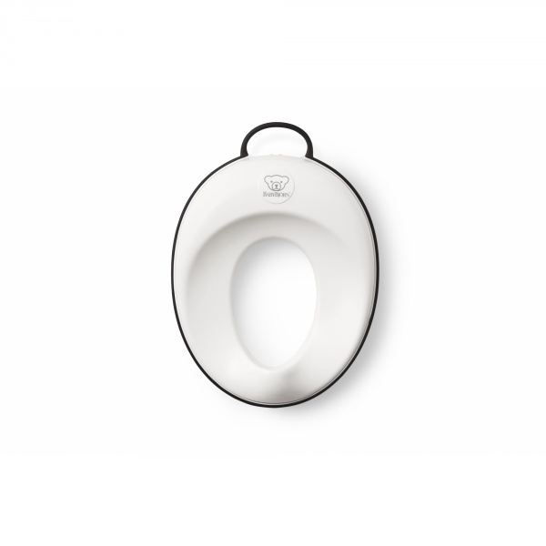 Réducteur de toilette blanc et noir Babybjorn
