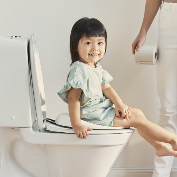 Réducteur de toilette blanc et noir Babybjorn