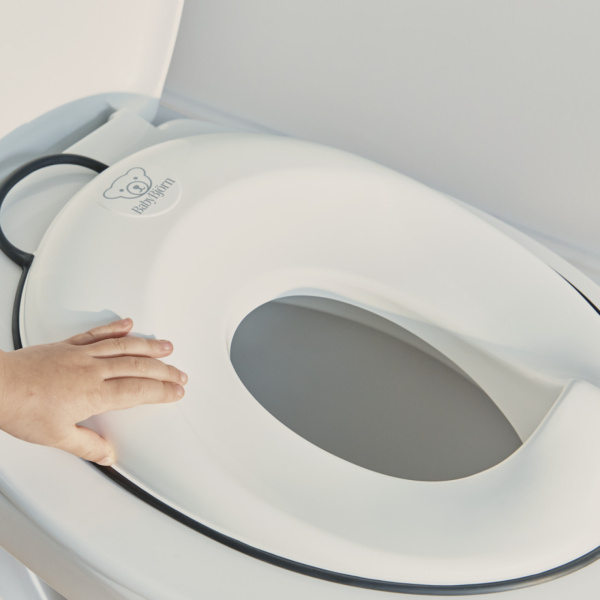 Réducteur de toilette blanc et noir Babybjorn