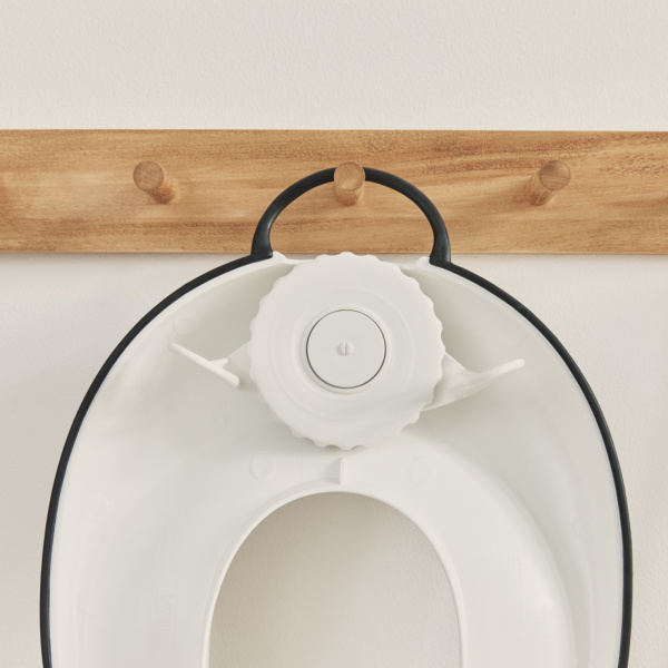 Réducteur de toilette blanc et noir Babybjorn