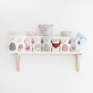 Bouillotte ourson thérapeutique - feuilles vertes Beke bobo