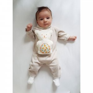 Bouillotte ourson thérapeutique - arc en ciel Beke bobo