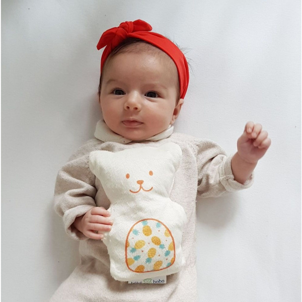 Bouillotte ourson thérapeutique - arc en ciel Beke bobo