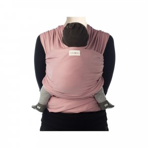 Écharpe de portage tricot-slen bio soft pink Babylonia