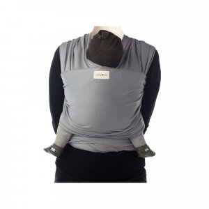 Echarpe de portage tricot-slen bio silver Babylonia