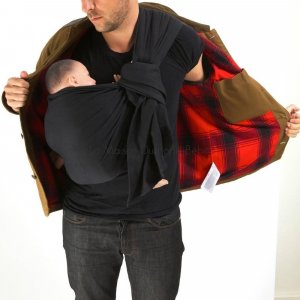 Écharpe de portage sling black beans Babylonia