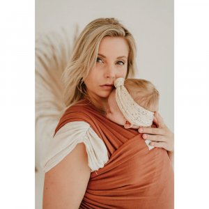 Écharpe de portage tricot-slen bio sierra brown Babylonia