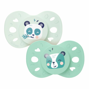 Lot de 2 sucettes anatomiques 18 mois+ animaux Biolane