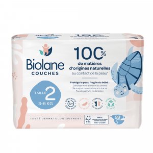 Couches bébé écologiques single Biolane