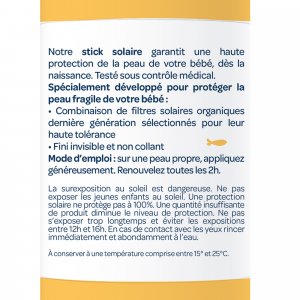 Stick solaire enfant spf50 Biolane
