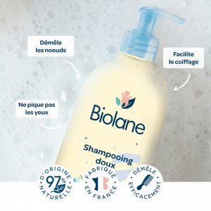 Shampooing très doux bébé Biolane