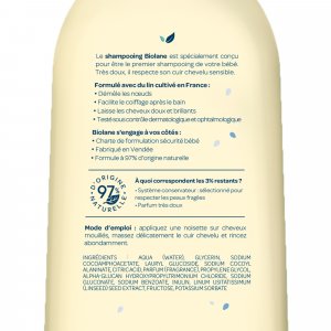 Shampooing très doux bébé Biolane