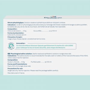 Sérums physiologiques bébé 20 x 5ml Biolane