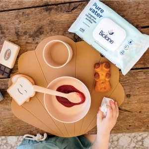 Lingettes bébé pure water x48 Biolane