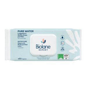 Lot de 3 paquets de lingettes bébé pure water Biolane